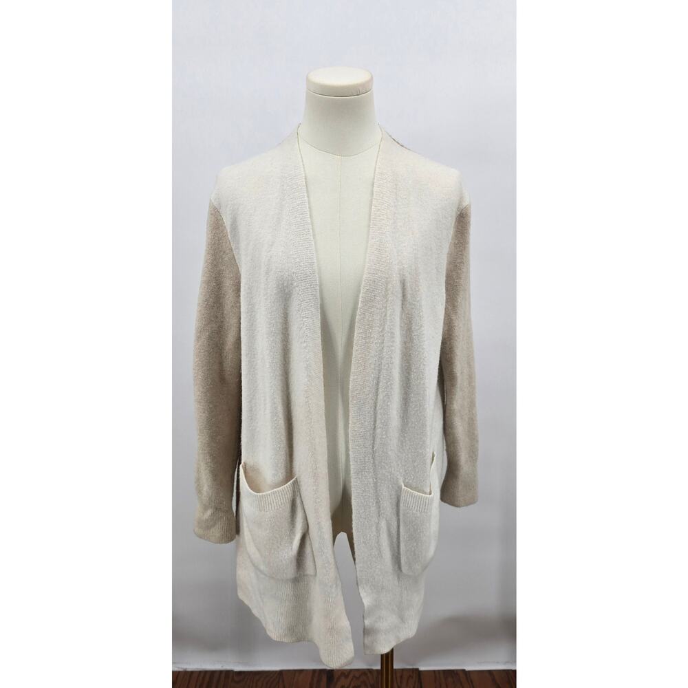 Madewell‎ Colorblock Kent Cardigan Sweater Coastal Grandmother Quiet Luxury
